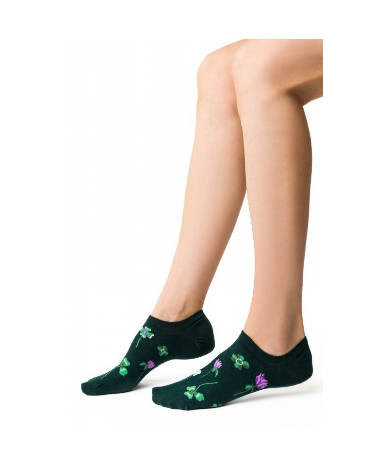 E-shop Steven 017-023 zelené Dámské kotníkové ponožky