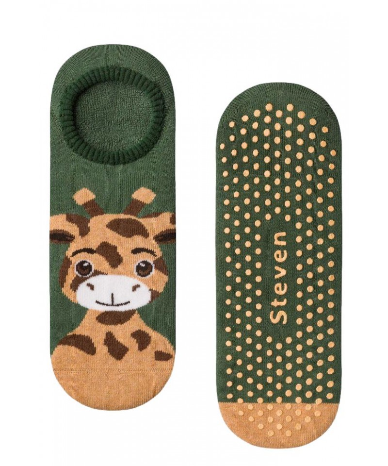 E-shop Steven 132-043 zelené Dámské kotníkové ponožky