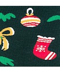More 078 163 vánoční zelené Ponožky