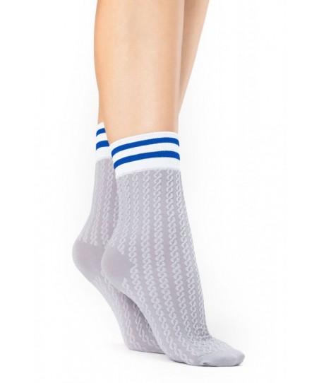 Fiore Player G 1141 šedo-modré Dámské ponožky