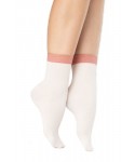 Fiore Biscuit G 1137 ecru-růžové Dámské ponožky