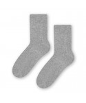 Steven vlněné 093 šedé Dámské ponožky