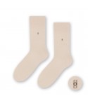 Steven 056 59 světle béžové Pánské ponožky