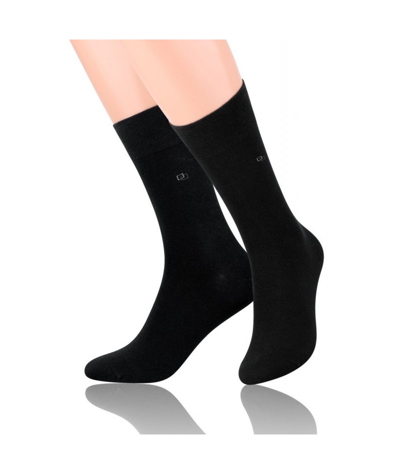 E-shop Steven 056 8 černé Pánské ponožky