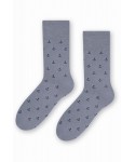 Steven 056 169 vzor světle šedé Pánské ponožky