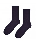 Steven 056 104 vzor černé Pánské ponožky