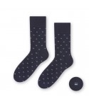 Steven 056 193 vzor tmavě modré Pánské ponožky