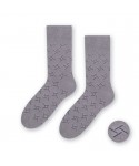 Steven 056 171 vzor světle šedé Pánské ponožky