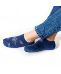 Steven 132 035 sněhová vločka jeans Dámské kotníkové ponožky