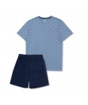 Henderson Freon 40681 ocelovo-modré Pánské pyžamo