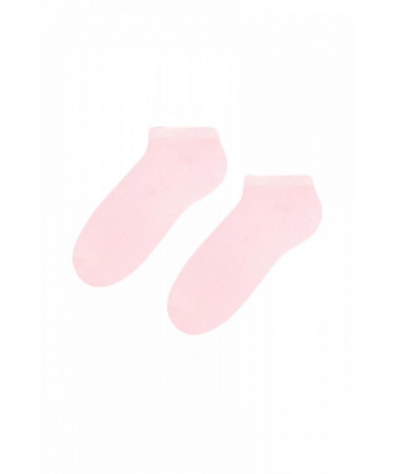 Steven 052 světle růžové Kotníkové ponožky