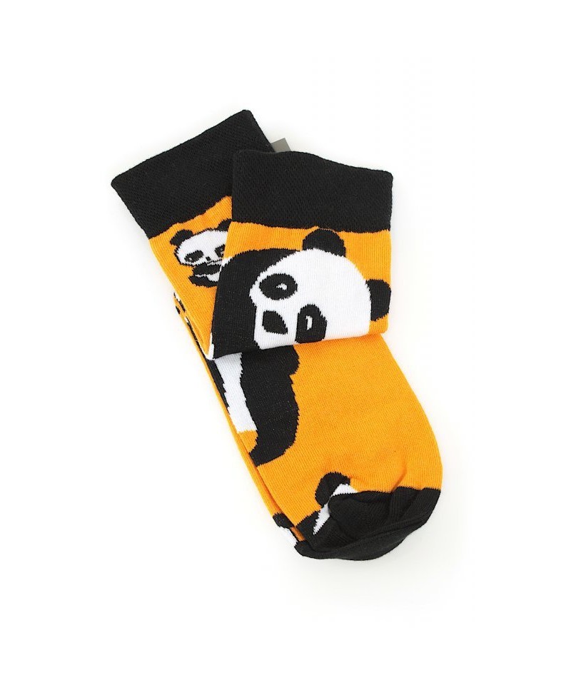 Skarpol 80 panda oranžové Pánské ponožky