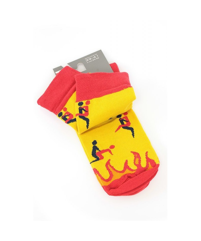 E-shop Skarpol 80 kamasutra žluté Pánské ponožky