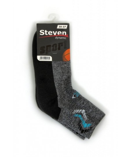 Steven 040 013 melanž-šedé Pánské ponožky