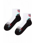 Steven 040 018 bílé Pánské ponožky