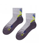 Steven 040 020 melanž-světle šedé Pánské ponožky