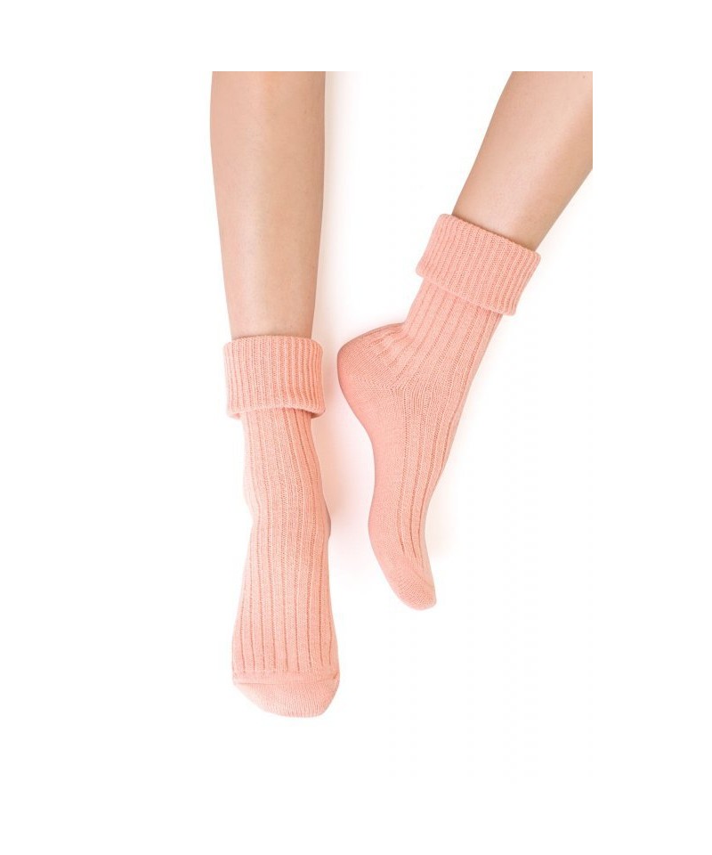 E-shop Steven 067 broskvové Ponožky na spaní