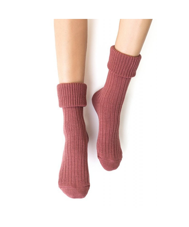 E-shop Steven 067 tmavě růžové Dámské ponožky