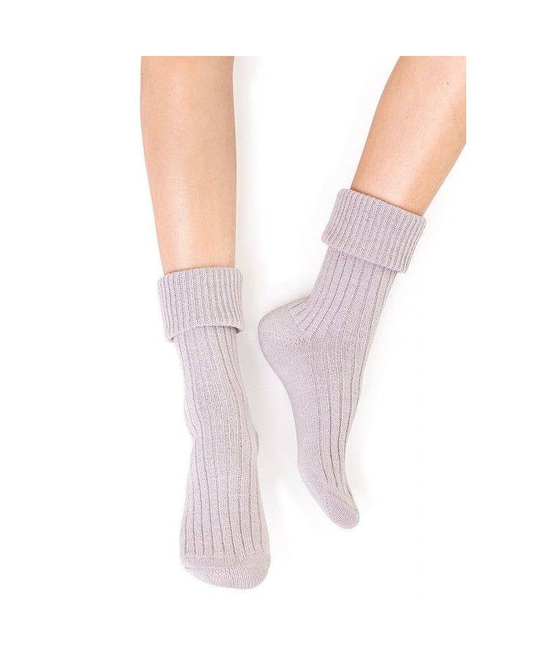 E-shop Steven 067 světle fialové Ponožky na spaní