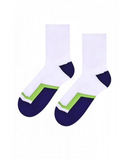 Steven Froté 047 085 bílé Pánské ponožky