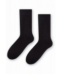 Steven 056 131 vzor černé Pánské ponožky