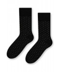 Steven 056 200 vzor černé Pánské ponožky