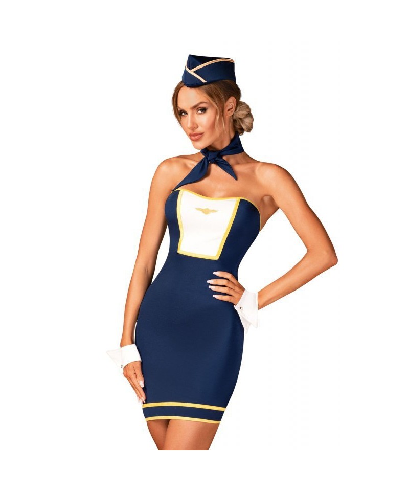 Obsessive Stewardess uniform Kostým 4-dílný