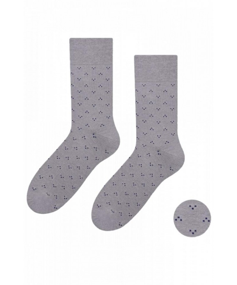 Steven 056-141 šedé Pánské ponožky