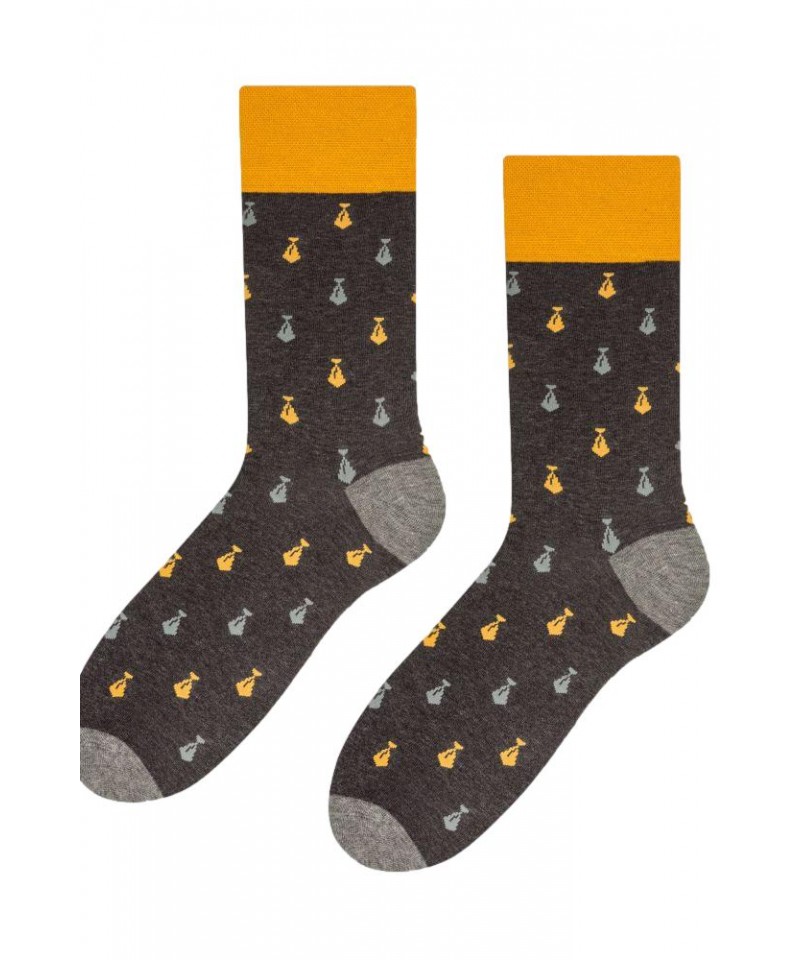 E-shop More Ties 051-136 tmavě šedé Pánské ponožky