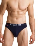 Atlantic 094 3-pak tmavě modré Pánské slipy