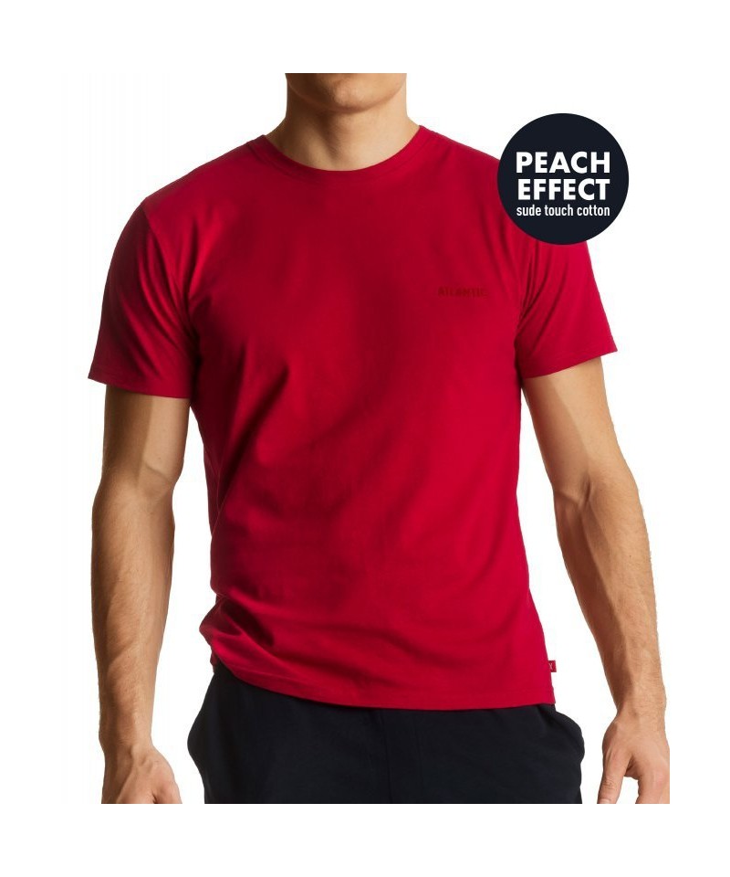 E-shop Atlantic 034 červené Pánské tričko