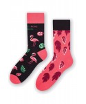 More 078 061 asymetrické Flamingo Dámské ponožky