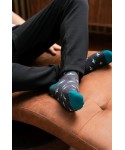More Elegant 051 110 Octagon melanž Pánské ponožky