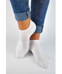 Noviti ST 005 U 01 bílé Dámské kotníkové ponožky