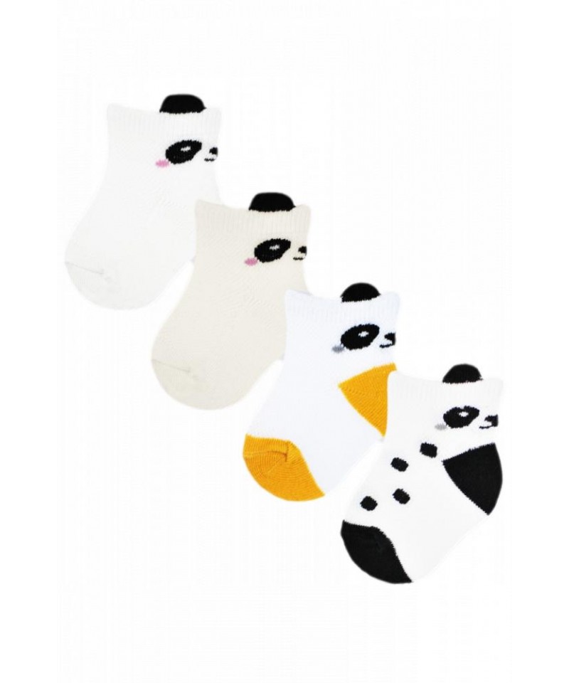 Noviti SB021 Panda Cotton 0-12 měsicí Dětské ponožky