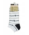 WiK 16432 Maritim Style Bambus Pánské kotníkové ponožky