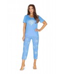 Regina 624 modré Dámské pyžamo