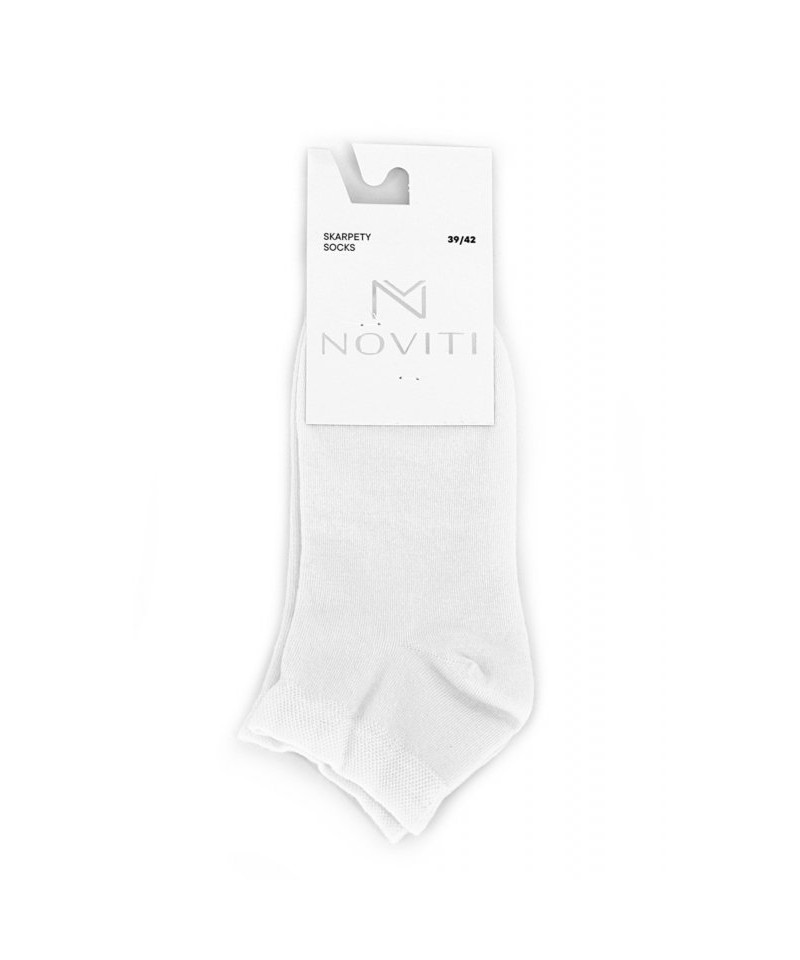 E-shop Noviti ST 003 U 01 bílé Dámské kotníkové ponožky