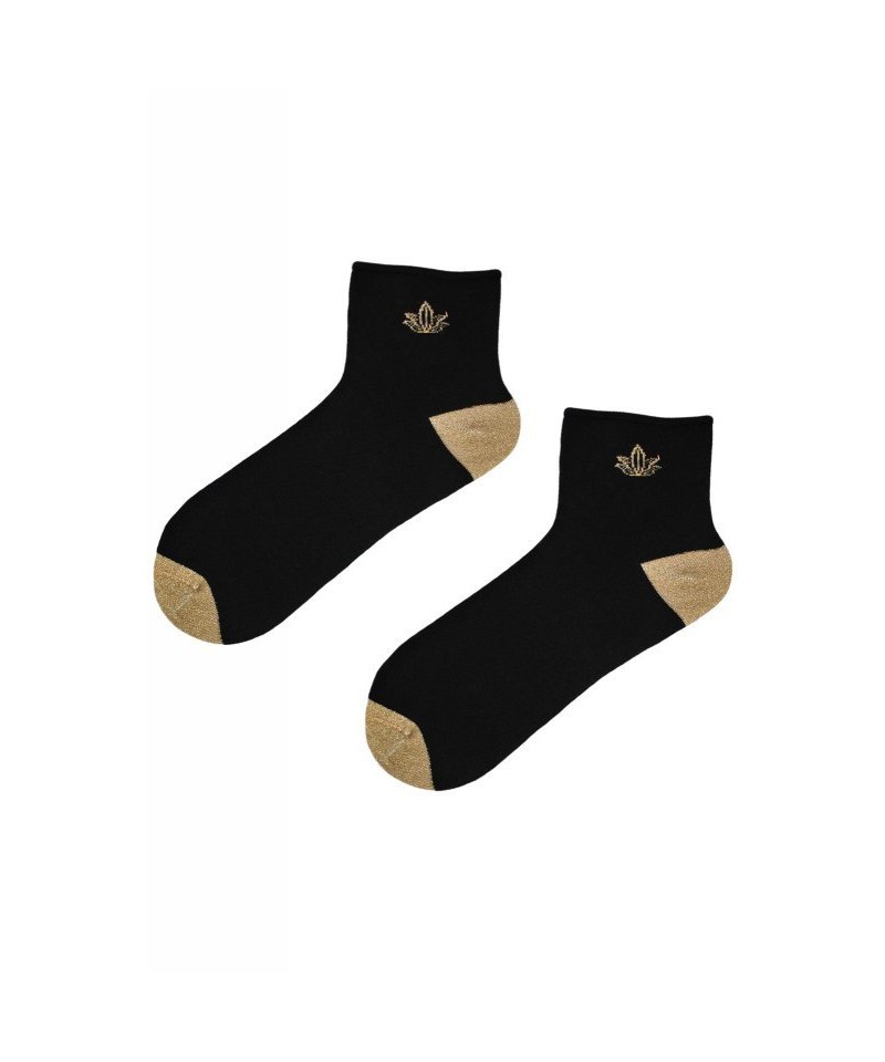 E-shop Noviti SB028 Lurex netlakové Dámské ponožky