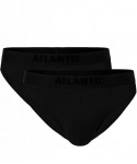 Atlantic Sport 016 2-pak černé Pánské slipy