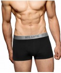 Atlantic 012 černé Pánské boxerky