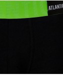 Atlantic 1188 černo-zelené Pánské boxerky