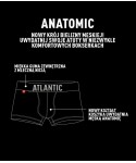 Atlantic 1192 černé Pánské boxerky