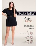 Gabriella Rubensa Plus Size 161 20 den 7-XXXL Punčochové kalhoty
