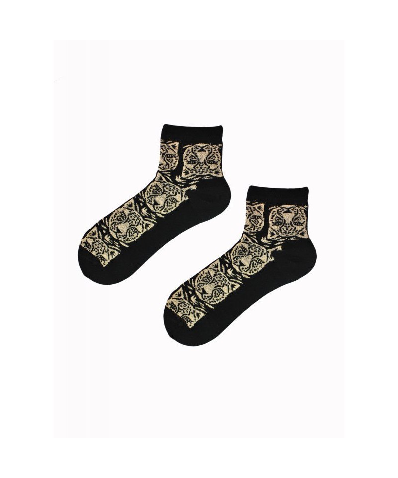 E-shop Noviti SB025 Tygr Lurex Dámské ponožky