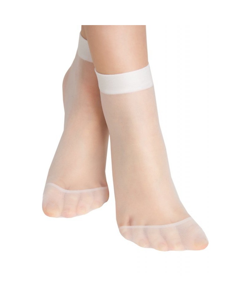 Noviti Julia SM 003 G 01 2-pak bílé Dívčí ponožky