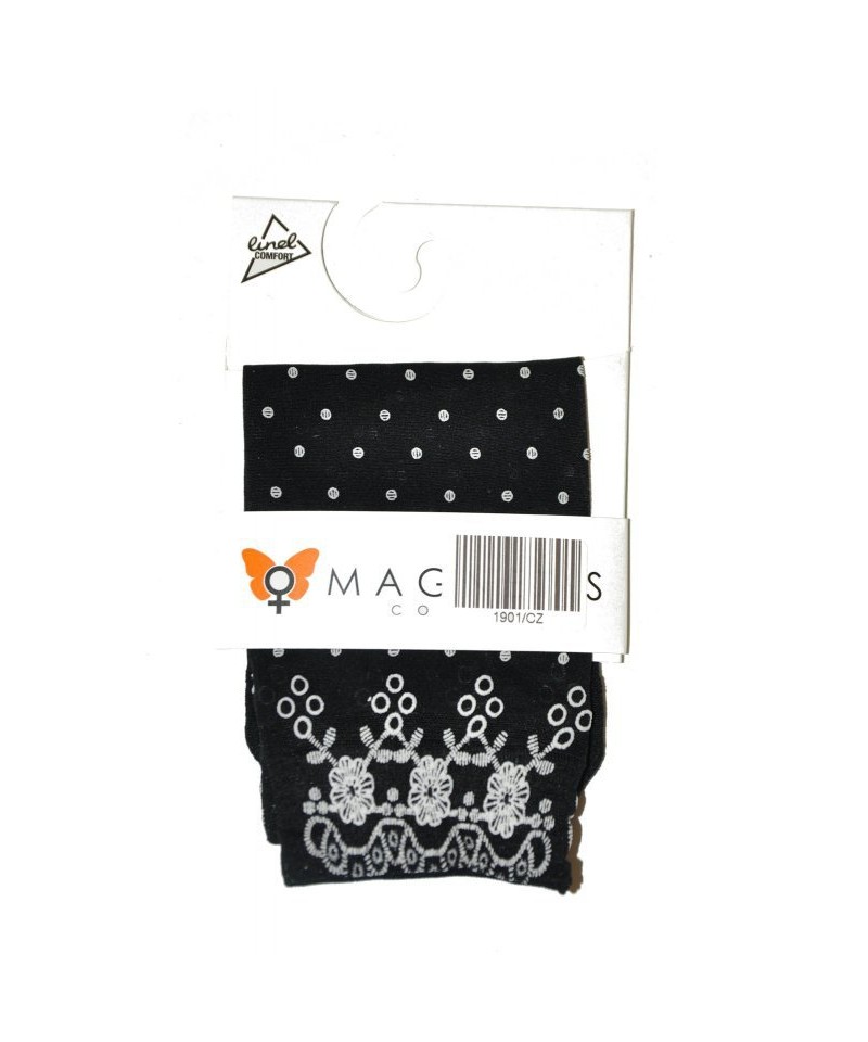 E-shop Magnetis 055 Lycra s puntíkovým vzorem Dámské ponožky