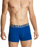 Atlantic 049 3-pak modré/fialové/černé Pánské boxerky