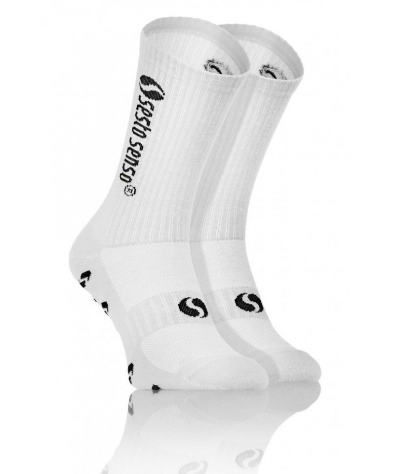 E-shop Sesto Senso Sport Socks SKB02 bílé Ponožky