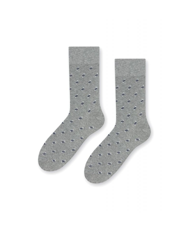 E-shop Steven 056 211 vzor šedé Pánské ponožky